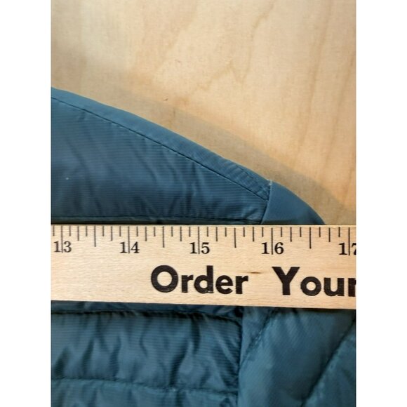 $249 Stio PINION 800 Down Sweater Fullzip Women's Med Hillside Spruce Green - Picture 10 of 16